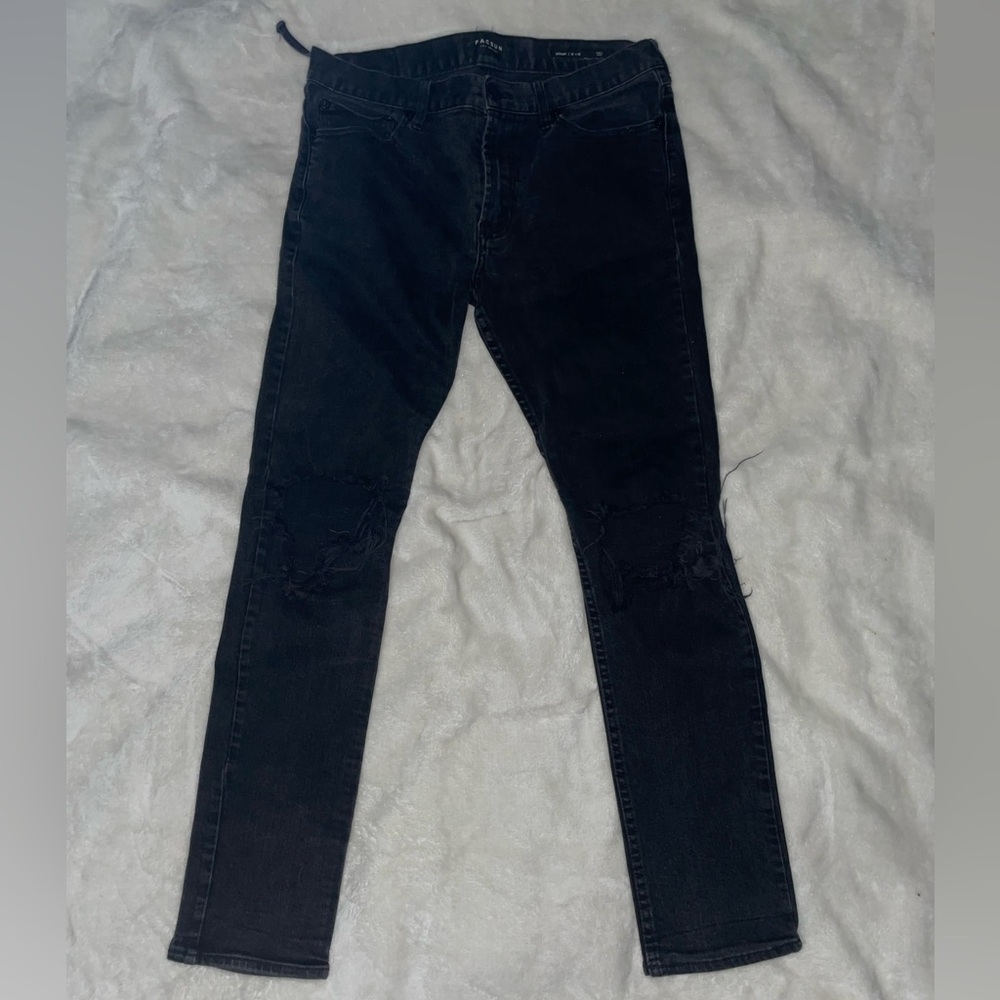 PacSun Men's Black Skinny Jeans